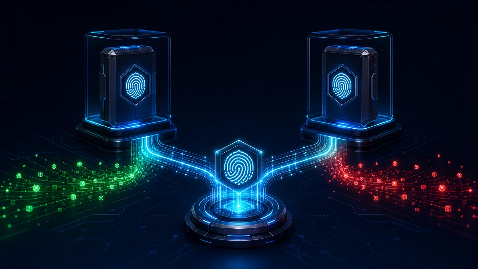 Two identical code fingerprints producing opposite pass and fail outcomes